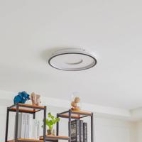 Stropné svietidlo Lindby LED Edenia, čierna/biela, CCT, Ø 51 cm