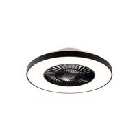 Stropný ventilátor čierny vrátane LED s hviezdicovým efektom stmievateľný - Climo