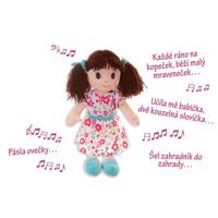Teddies Bábika Ema plyš 40 cm so zvukom