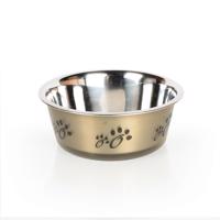 Tommi Miska pre psov Crystal zlatá, 0,9 l, 17 x 6,5 cm