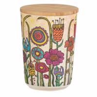Wenko Dóza s bambusovým viečkom Flowers, 700 ml, M