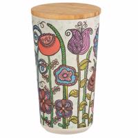 Wenko Dóza s bambusovým viečkom Flowers, 950 ml, L