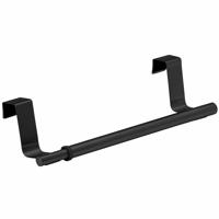 Wenko Nastaviteľný nerezový držiak na utierky 22-35 cm, čierna, S