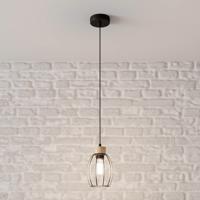 Závesná lampa Beeke s klietkovým tienidlom