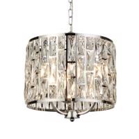 Závesná lampa Bijou, tienidlo krištáľ, Ø 38 cm