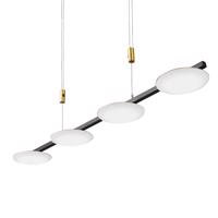 Závesné svietidlo BANKAMP Pure Up LED, štyri svetlá